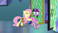 Fluttershy continues to push Twilight Sparkle S7E20