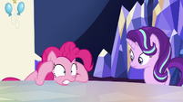 Pinkie Pie in complete disbelief S6E25