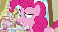 Pinkie Pie surprised over Rarity's announcement S7E9