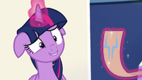 Princess Twilight grinning nervously EGSB