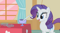 Rarity enjoying her punch S1E25