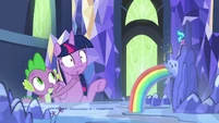 Thanks, Spike. (Close your mouth, please, Twilight, you are not a codfish.)