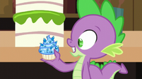 Spike picks up a sapphire cupcake S5E10