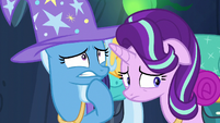Trixie and Starlight worried about Discord S6E26