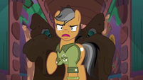 Cipactli rising up behind Quibble Pants S6E13