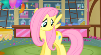 Fluttershy with Pinkie Pie's Cutie Mark S3E13