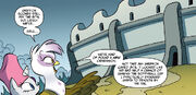 Friends Forever issue 24 Griffonstone's boffyball stadium