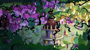 Ponyville covered in vines S4E01