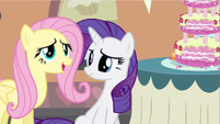 Rarity smiling.