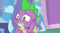 Spike looking very worried MLPBGE