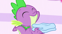 Spike smiling contently S5E13