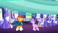 Starlight and Sunburst look at the magic twister S7E24