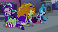 The Dazzlings with their pendants broken EG2