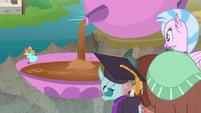 Young 3 see Smolder sitting on giant teacup S9E3