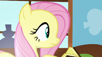Fluttershy notices a shimmering light S5E23
