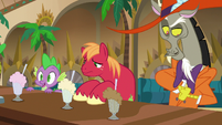 Milkshakes appear before Spike, Mac, and Discord S8E10