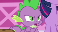 Irony: Spike being jealous of Discord in an episode where Twilight's the one who's supposed to be feeling that jealousy.
