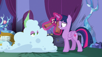 Spike covered in fire-retardant foam S8E11