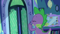 Spike declaring Operation Cheer-Up a go S8E2