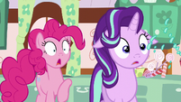 Starlight and Pinkie in shock S6E6