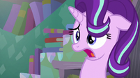 Starlight takes a breath in the middle of her talking S6E2