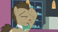 Dr. Hooves puts his hoof on his face S5E9