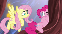 Fluttershy offers to listen to Pinkie S5E19