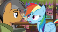 Rainbow Dash "obviously, her wing wasn't" S6E13