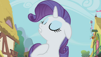 Rarity looking snobby S1E3