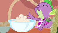 Spike swallowing the jewel S3E11