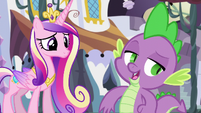 Spike telling Cadance not to worry S5E10