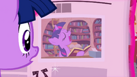 Twilight sleeping while reading book S2E23