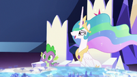 Celestia "you have an overachieving student" S7E1