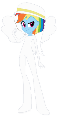 FANMADE Rainbow Dash Human Bee Hive