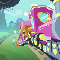 my little pony explore equestria friendship express train