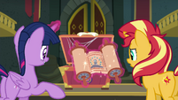 Princess Twilight revealing an ancient scroll EGFF