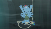 Rope falls down around Rainbow S5E8