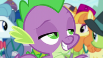 Spike looking sly S5E10