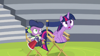 Twilight and Spike in complete shock S8E7