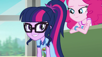 Twilight putting on a fake smile EG4