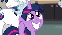 Young Twilight Sparkle filled with pride S9E4