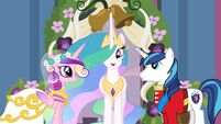 A Canterlot Wedding promotional with normal Shining