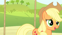 Applejack gets off the swing S4E20