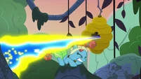 Flash bees shoot toward Mage Meadowbrook S7E20