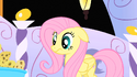 Fluttershy with Pinkie's eyes