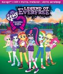 My Little Pony Equestria Girls: Legend of Everfree Region 1 Blu-ray + DVD set front cover