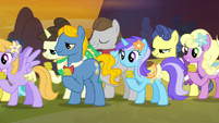 More ponies line up with hooffuls of bits S9E14
