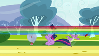 Rainbow blasts by S2E22