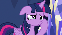 Twilight Sparkle tearing up with pride S7E2
