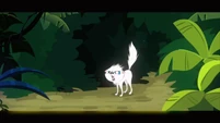 White cat intimidating Daring Do S2E16